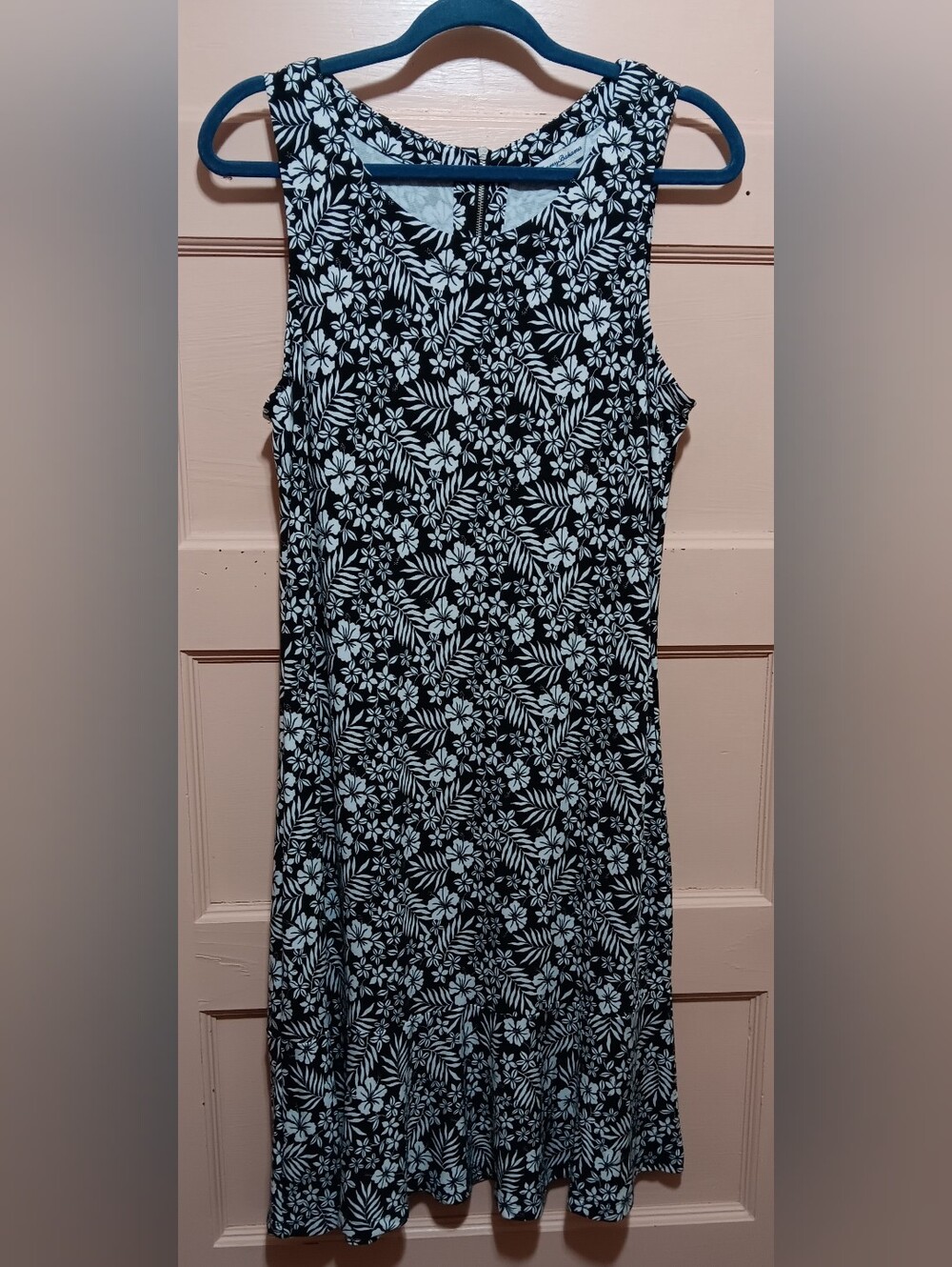 Tommy Bahama Black & White Floral Tank Dress